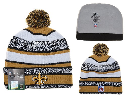 NFL New Orleans Saints Stitched Knit Beanies 001